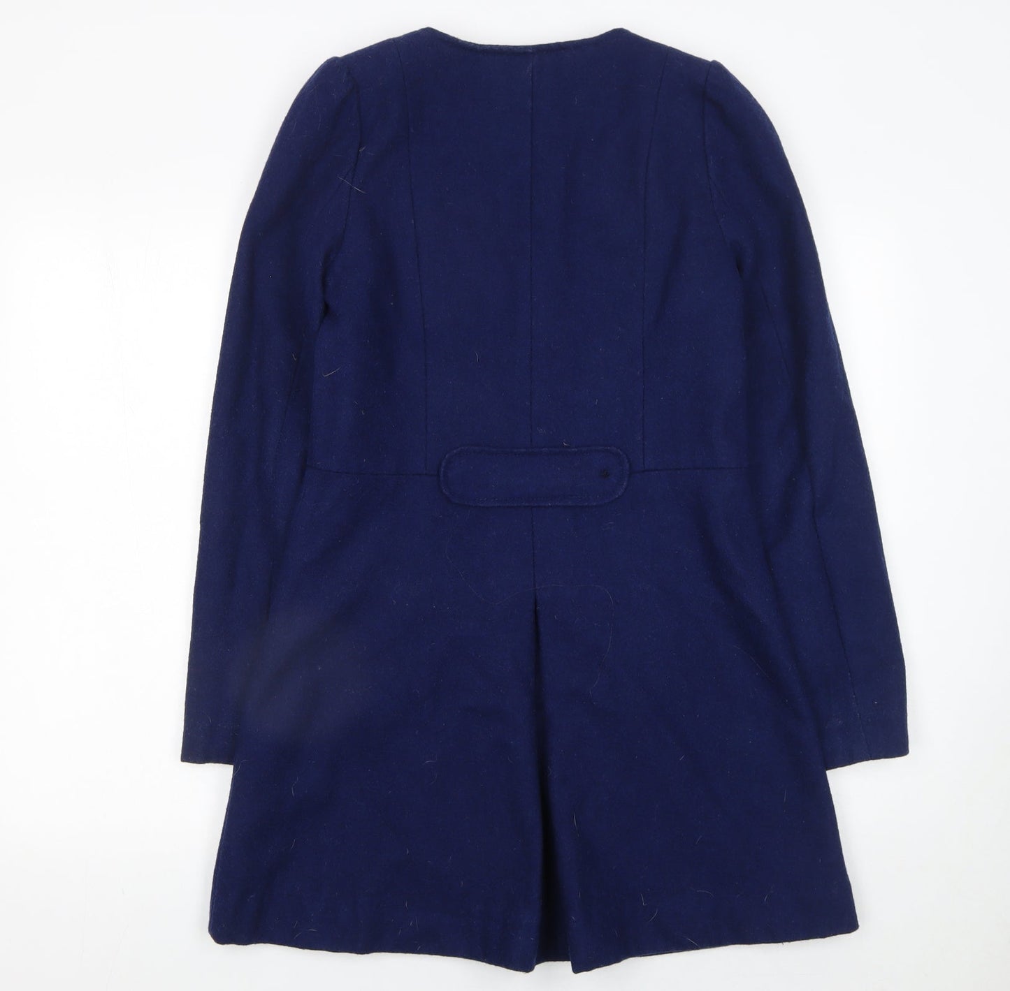 Vero Moda Women's Blue Wool Blend Military Coat XS