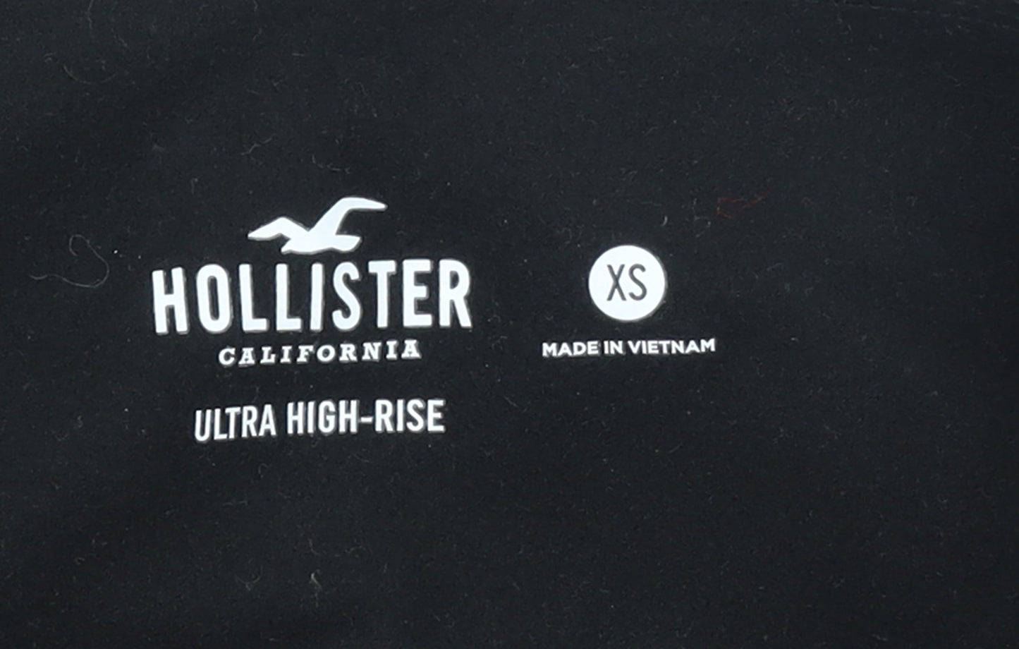 Hollister Women's Black Faux Leather High-Rise Leggings XS