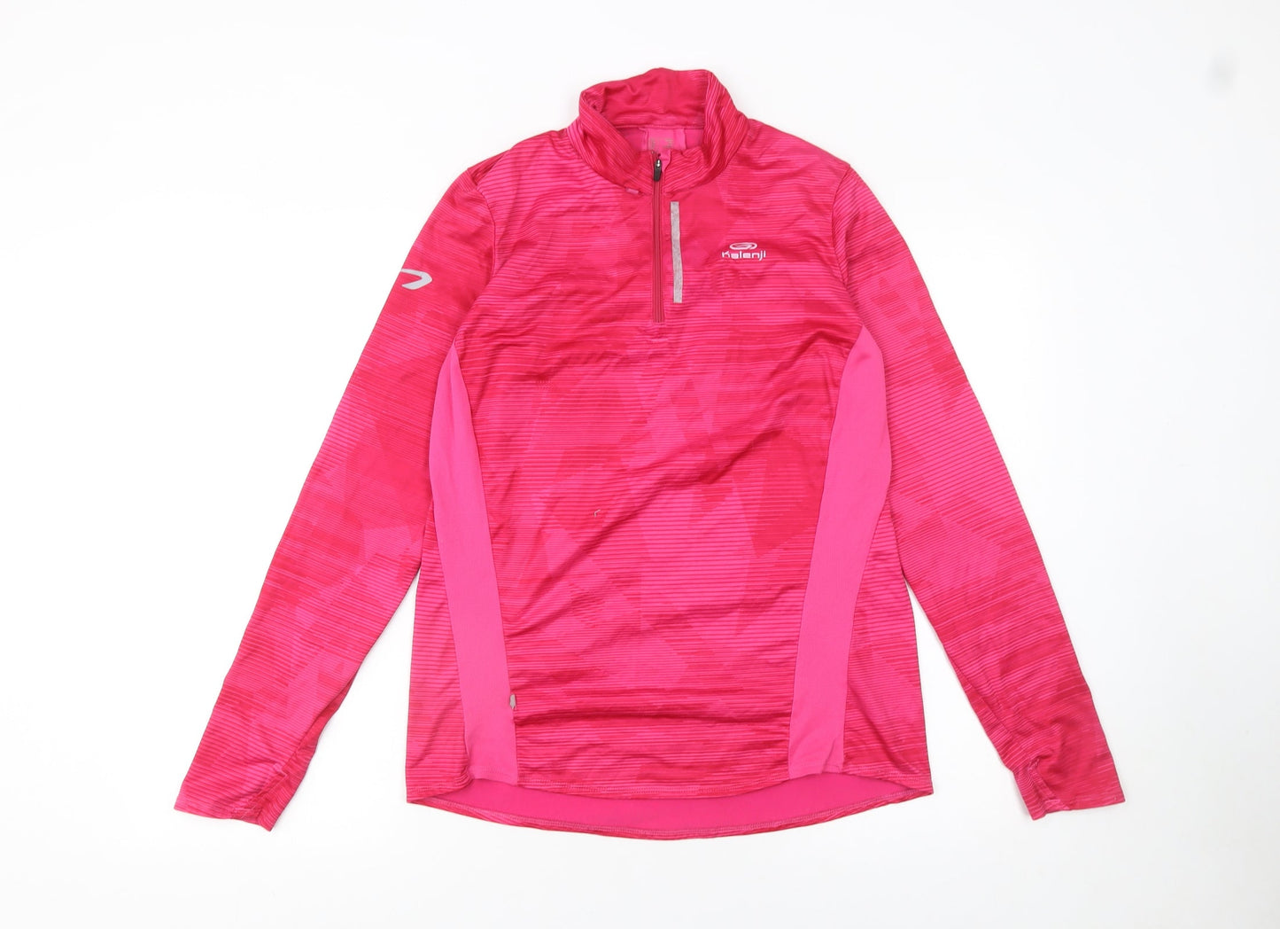 Kalenji Women’s Pink 1/2 Zip Running Sweatshirt Size 12