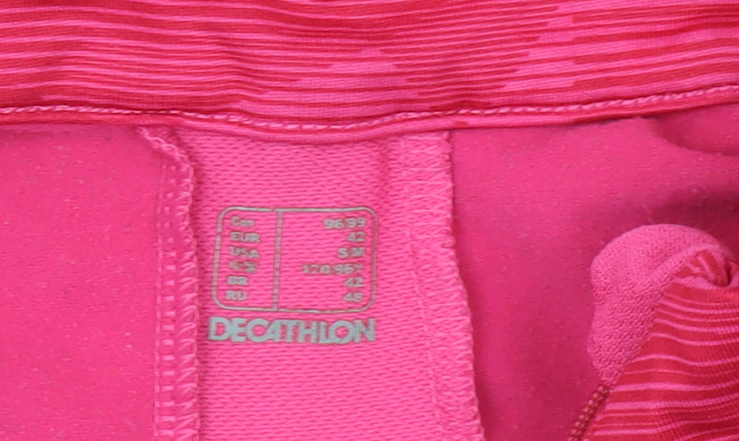 Kalenji Women’s Pink 1/2 Zip Running Sweatshirt Size 12