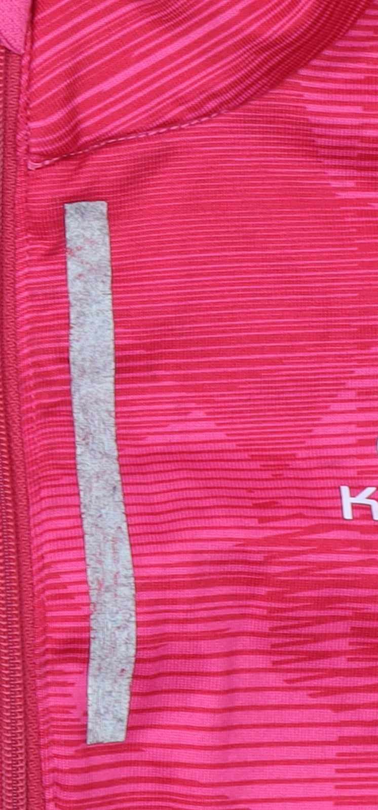 Kalenji Women’s Pink 1/2 Zip Running Sweatshirt Size 12