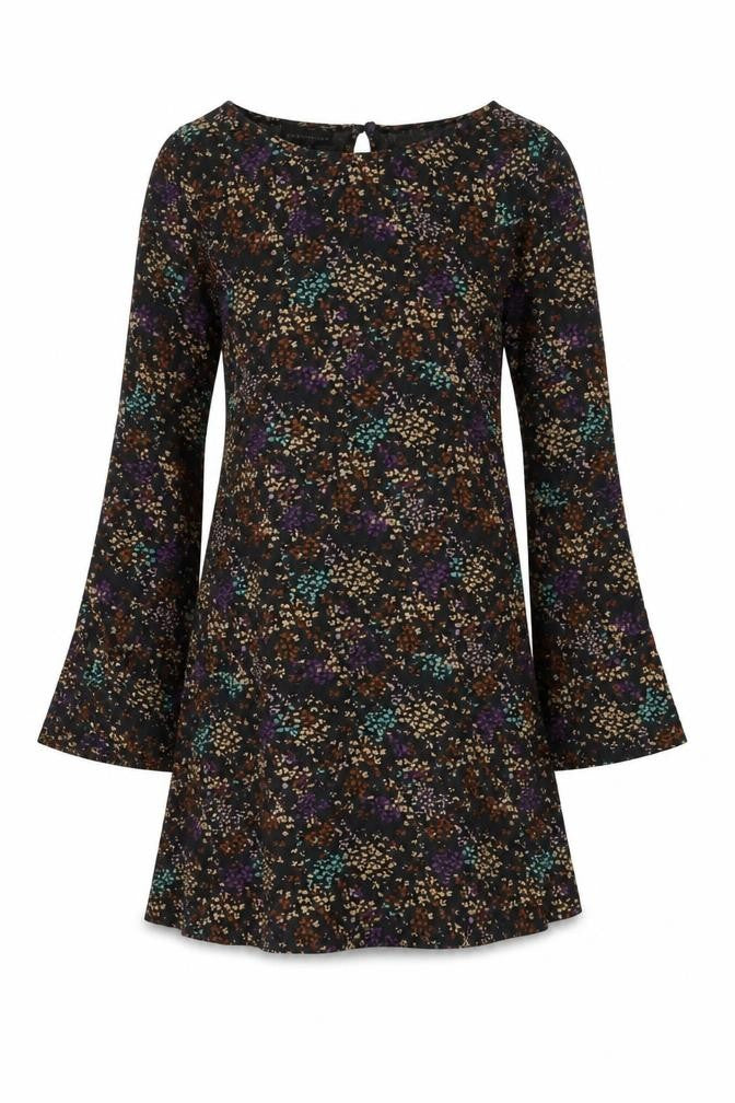Warehouse Women’s Multicoloured Floral A-Line Dress UK 10