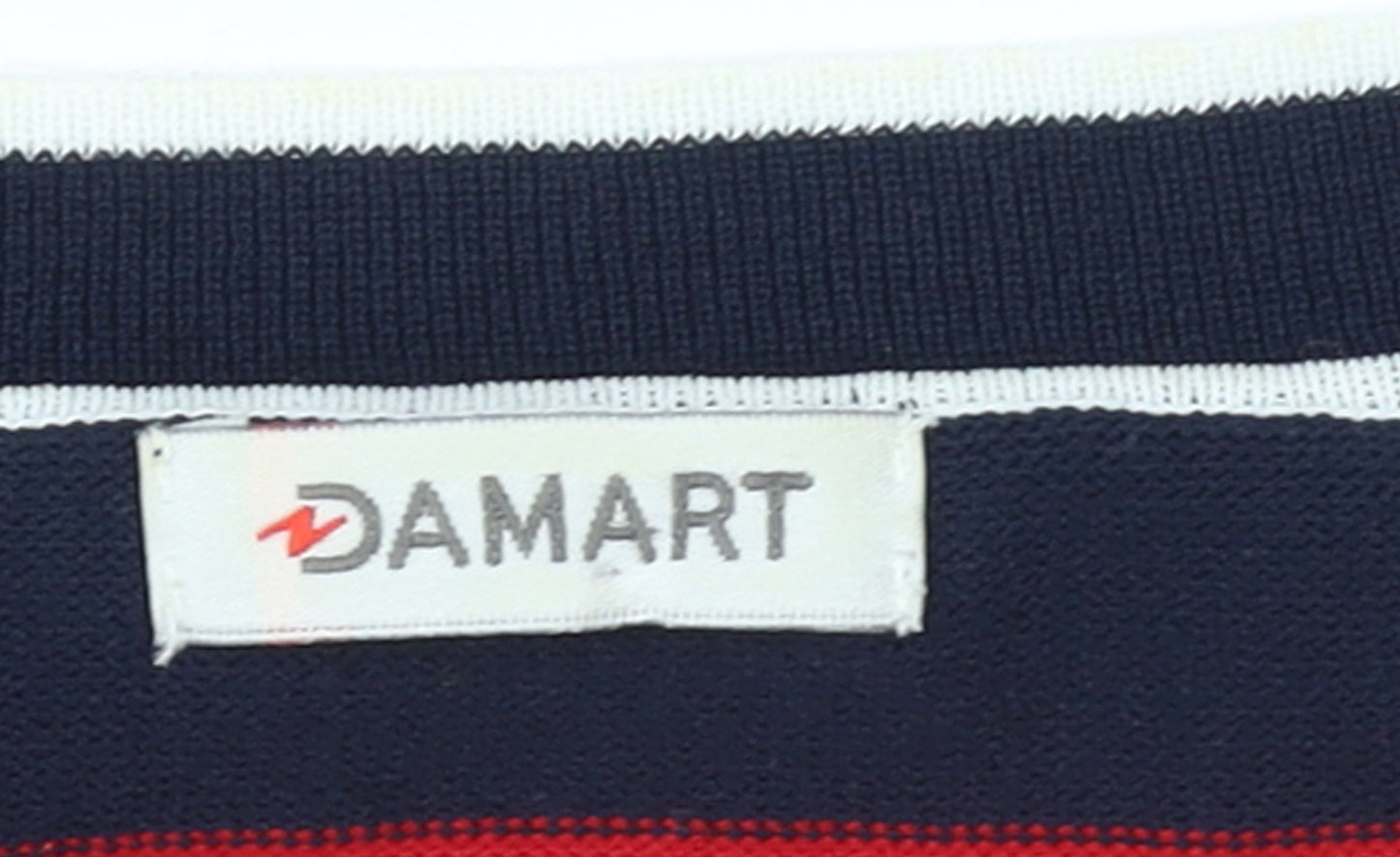 Damart Women’s Multicoloured Striped Sequin Pullover Jumper Size 18