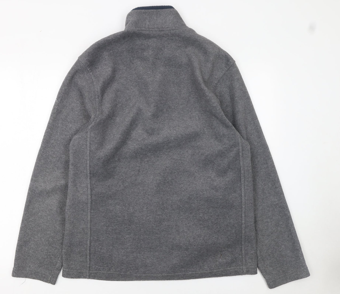 Old Navy Men's Grey Fleece 1/4 Zip Pullover Jacket M