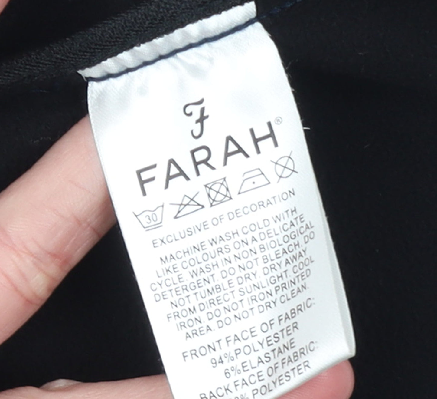 Farah Men's Blue Softshell Jacket Size S Regular Fit Zip Up