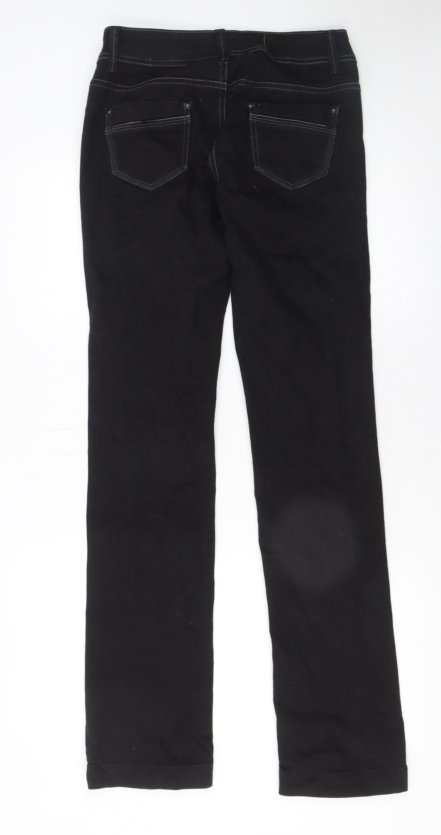 Etam Women Black Straight Slim Fit Jeans Size 8