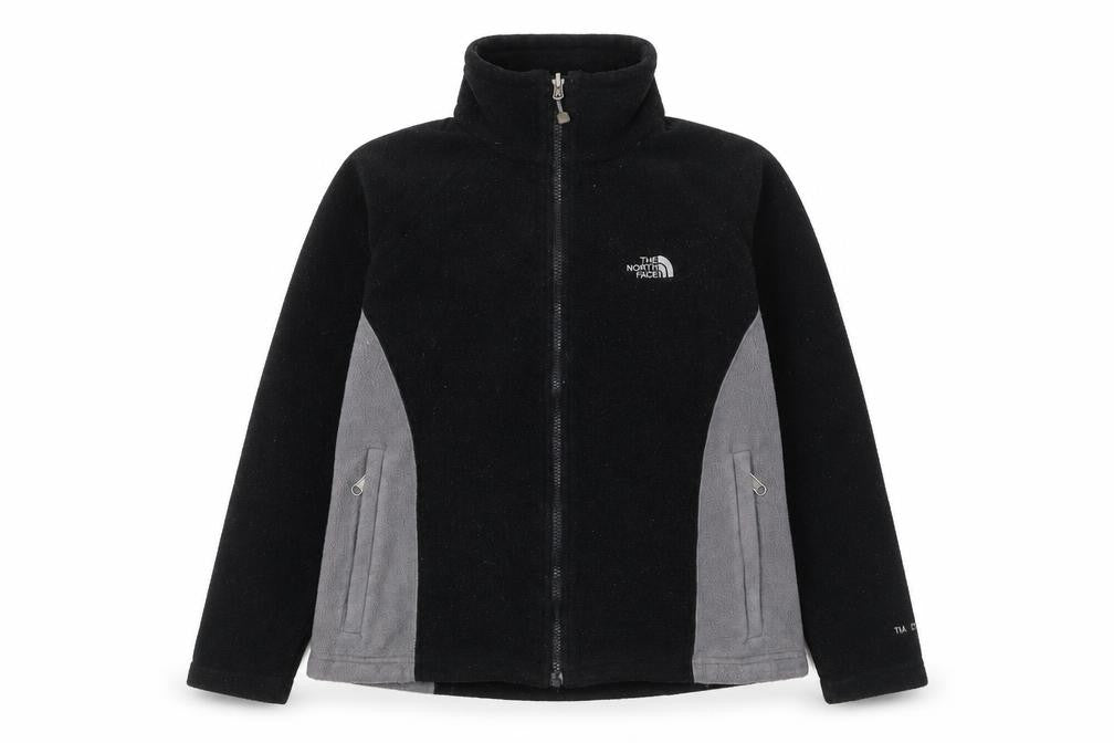 The North Face Womens Black Fleece Full Zip Jacket Size M