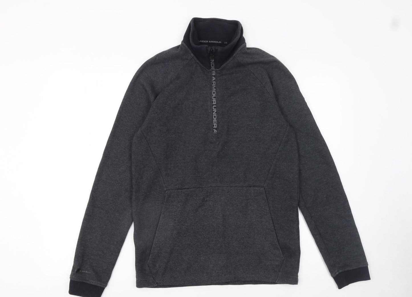 Under Armour Men's Grey 1/4 Zip Fleece Sweatshirt Size S