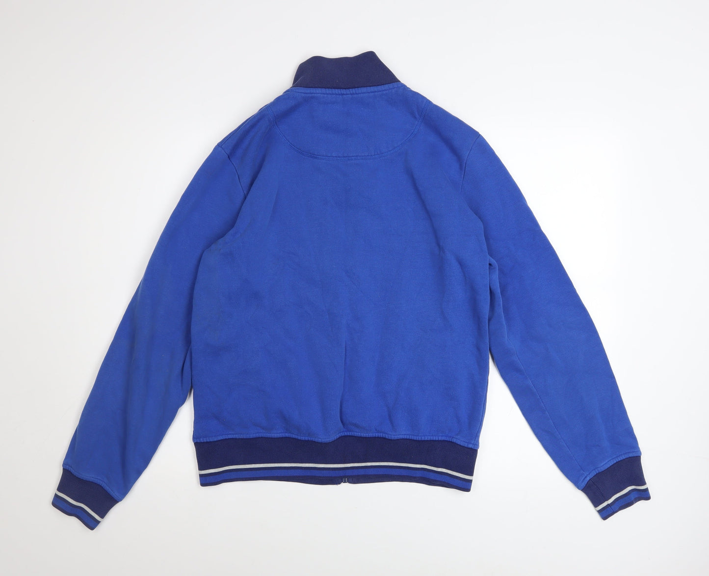 Diesel Jeans Men's Blue Medium Track Jacket Full Zip Casual Sportswear