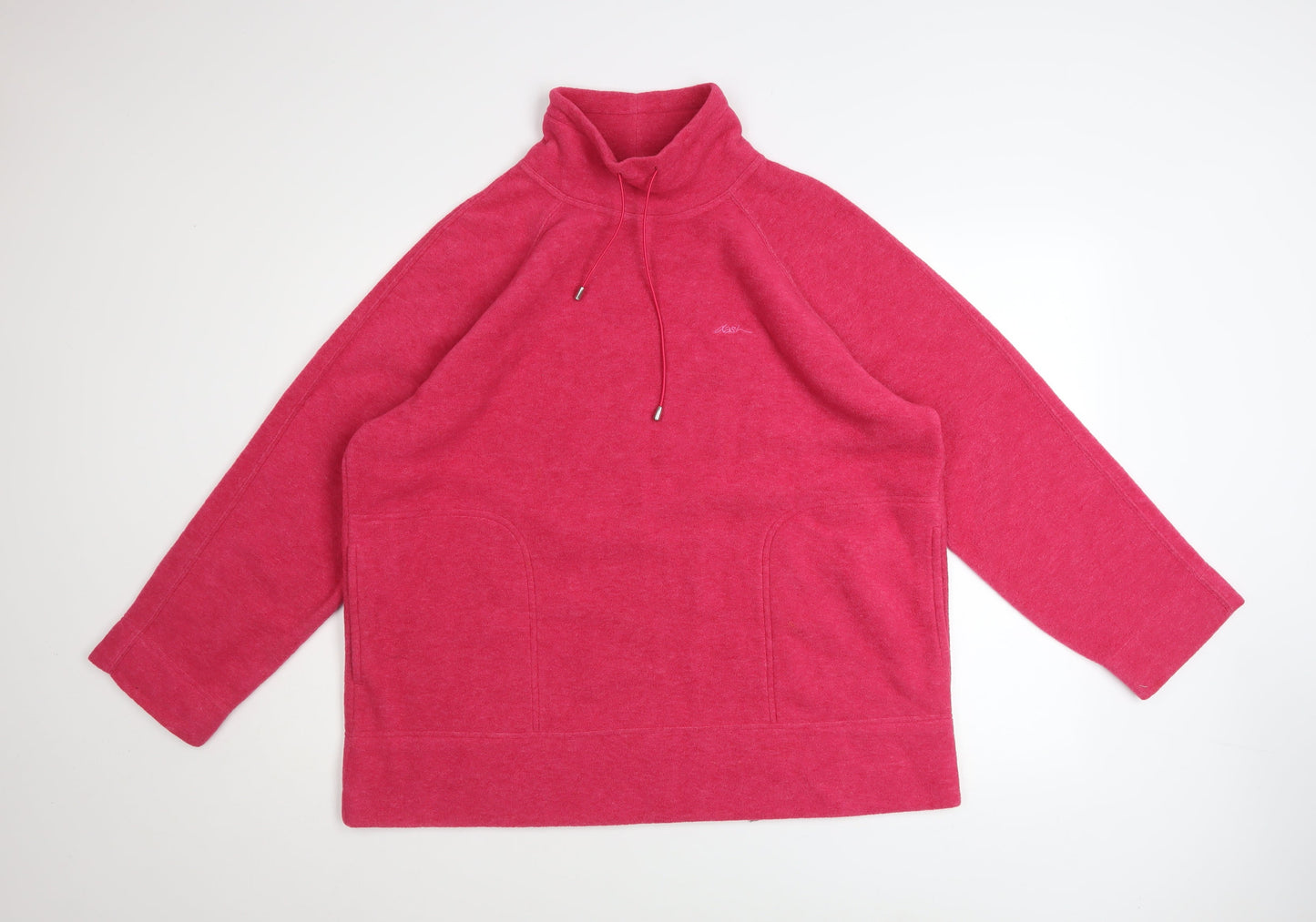 East Women’s Pink Pullover Fleece Sweatshirt Size 16
