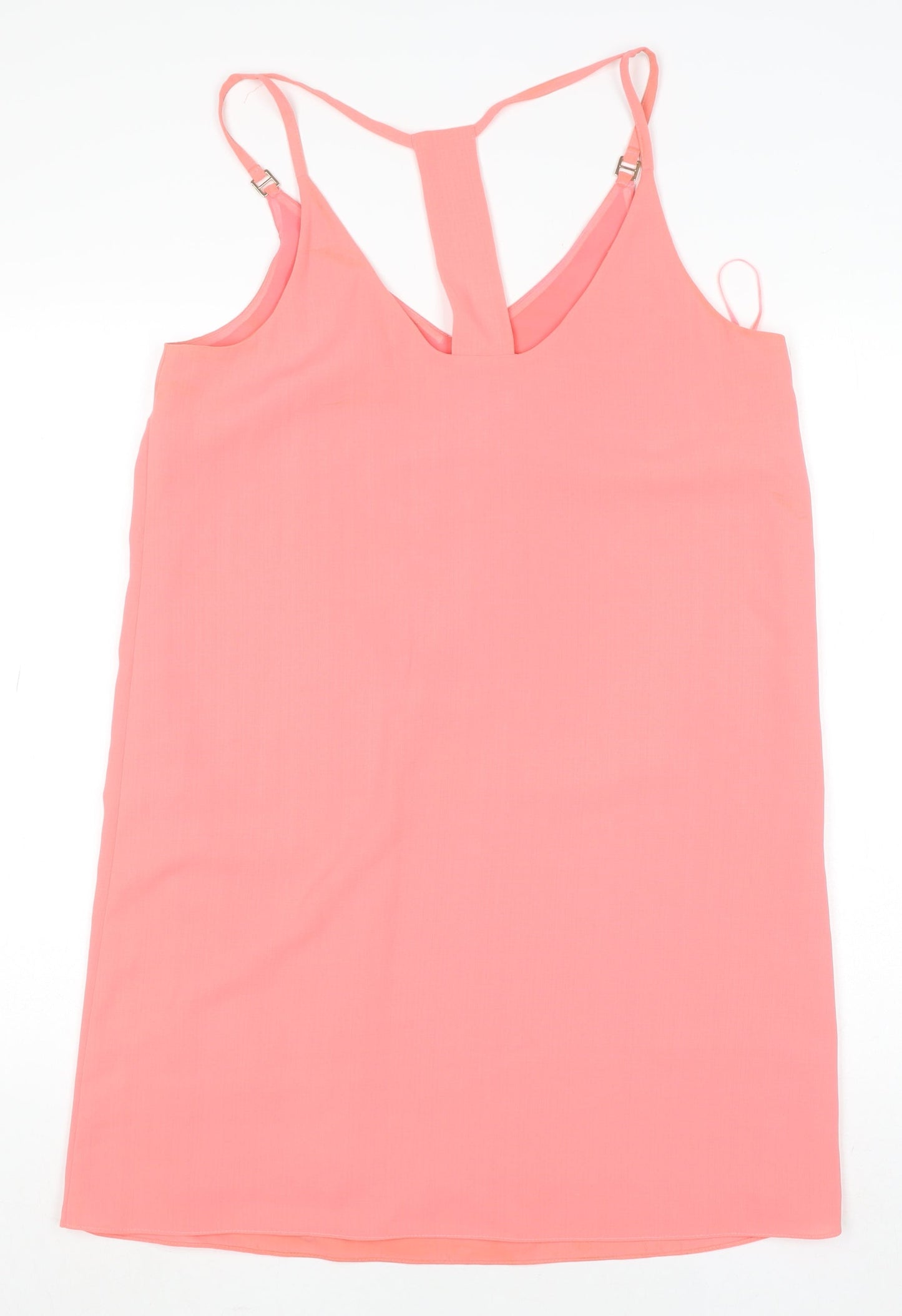 New Look Women’s Pink V-Neck Camisole Top Size 12