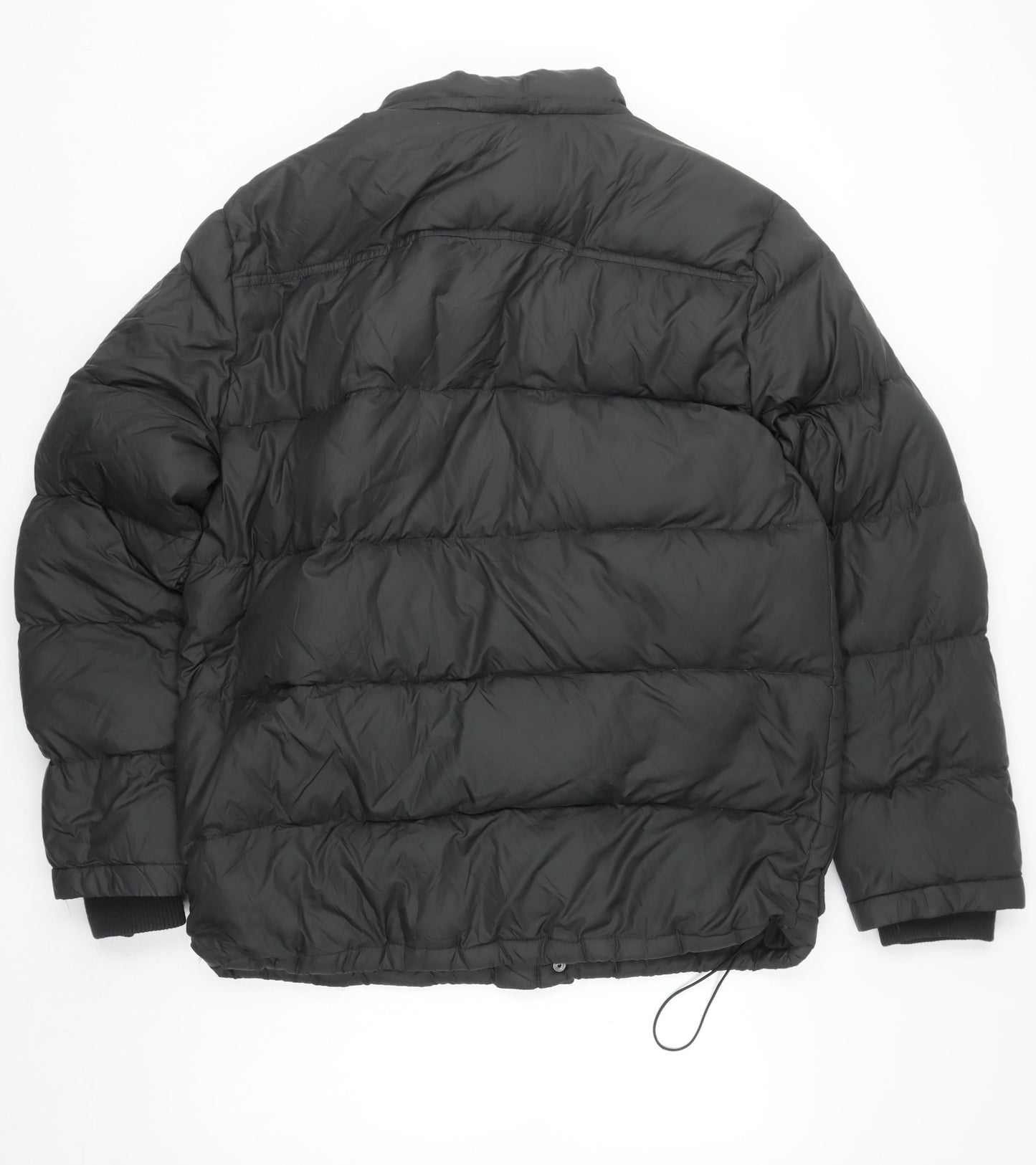 Gap Womens Black L Puffer Jacket Down Insulated Nylon Winter Coat