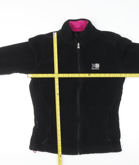 Karrimor Women's Black Full Zip Fleece Sweatshirt Size 10