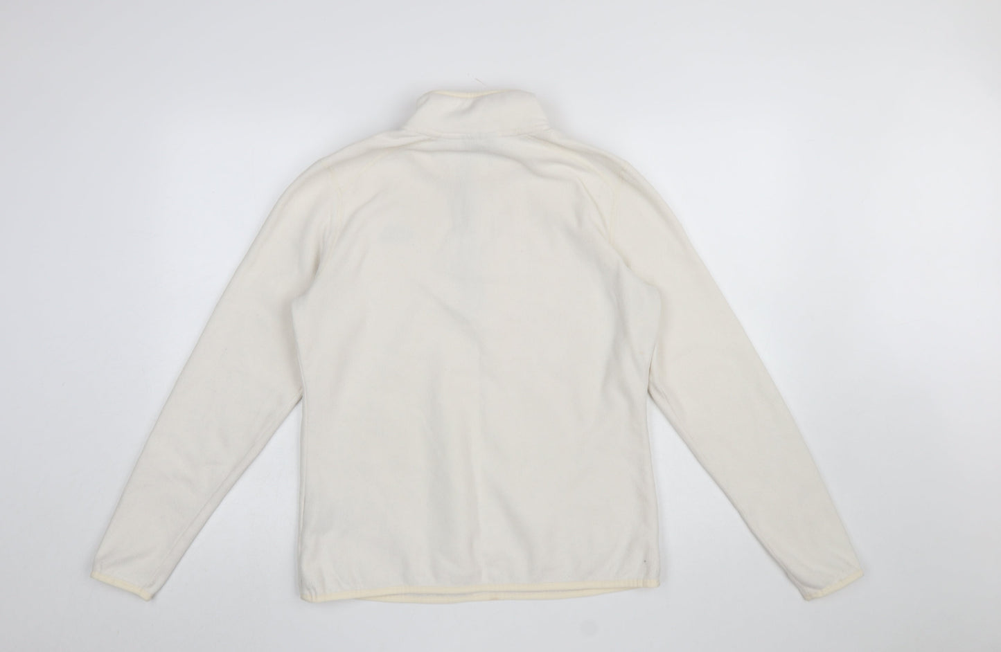 The North Face Womens Ivory 1/4 Zip Fleece Pullover Sweatshirt L