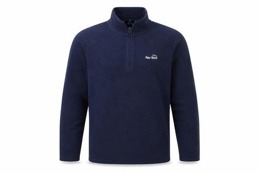 Peter Storm Boys Blue Fleece 1/4 Zip Pullover Sweatshirt 13 Years