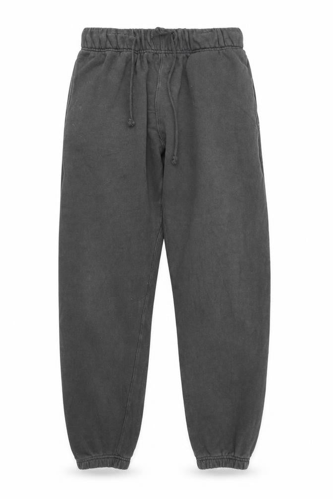 Front view of mnml Men's Black Jogger Sweatpants M 100% Cotton Drawstring Cuffed