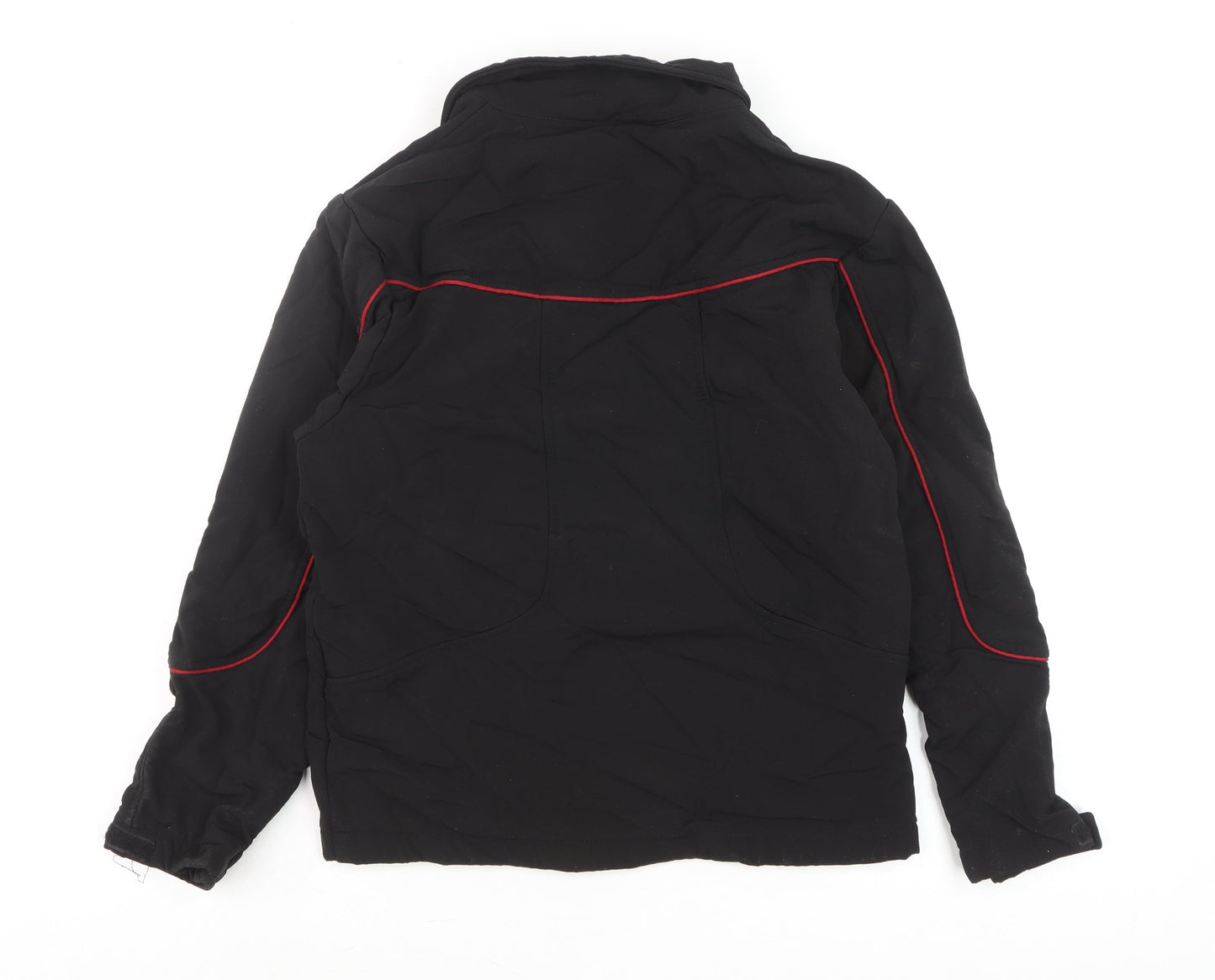 Snozu Womens Black Soft Shell Jacket M (10/12) Full Zip Outdoor