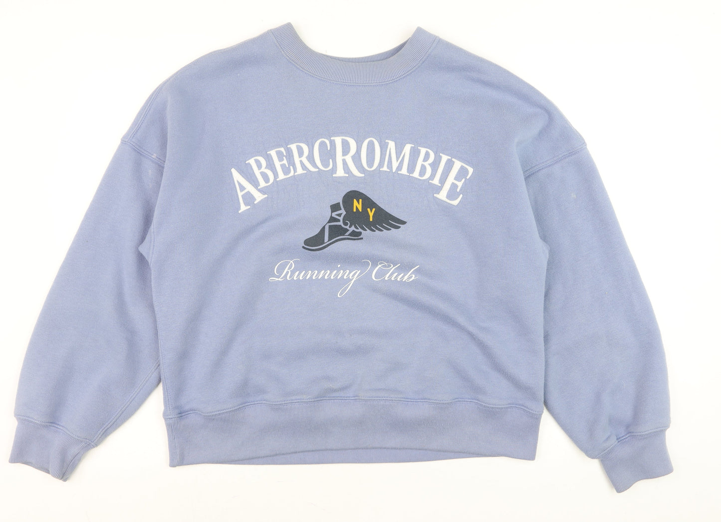 Abercrombie & Fitch Men’s Blue Running Club Sweatshirt Size M