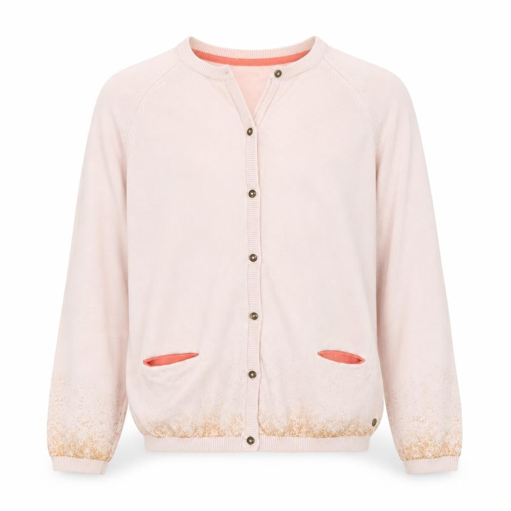 Marks and Spencer Girls Pink Cotton Cashmere Button Cardigan 13-14 Years