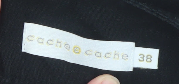 Cache Cache Women's Black Size 10 A-Line Short Skirt