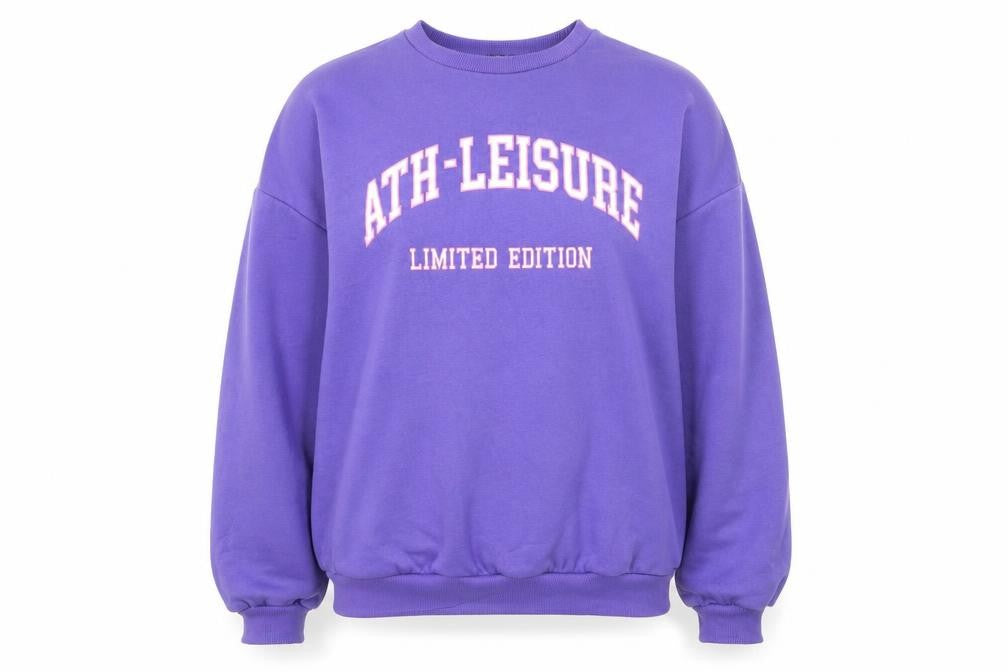 Boohoo Women’s Purple ATH-LEISURE Limited Edition Sweatshirt M