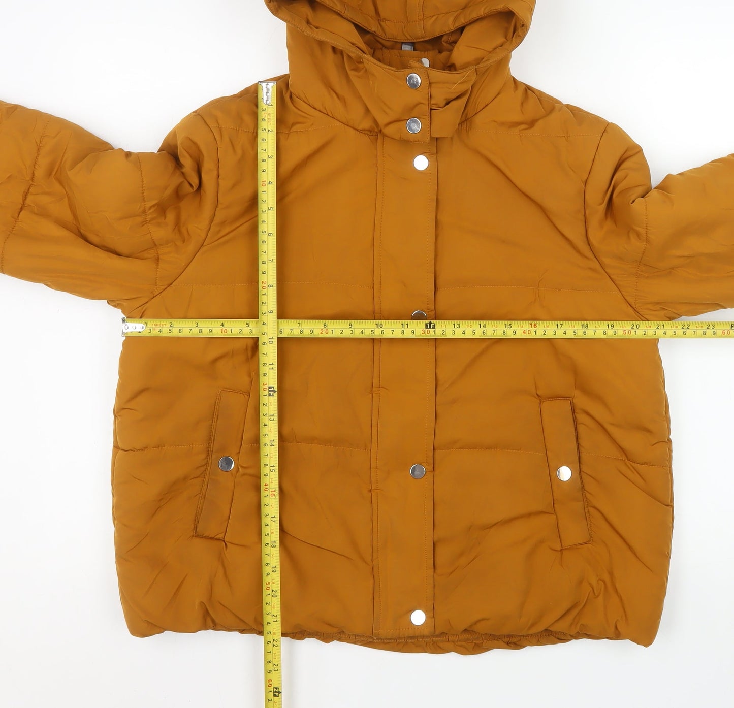 Marks and Spencer Women's Brown Hooded Puffer Jacket Size 12