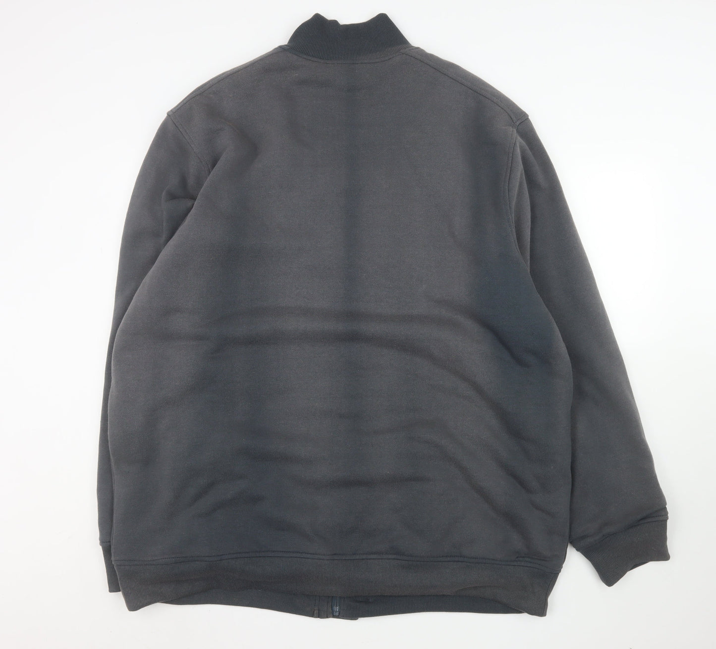 Espionage Men’s Grey 2XL Basic Jacket Full Zip Cotton Blend