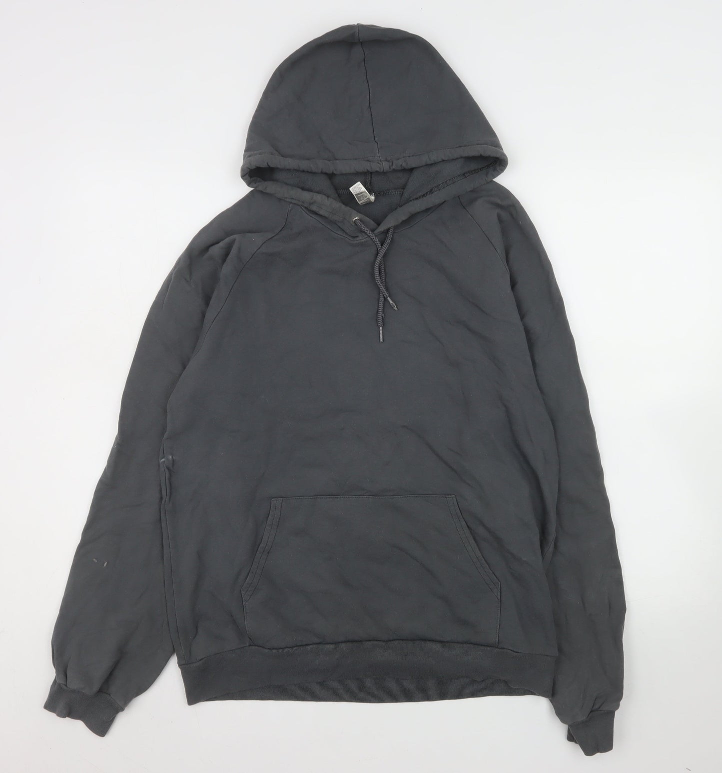 American Apparel Men’s Grey Graphic Pullover Hoodie Size M Regular Fit