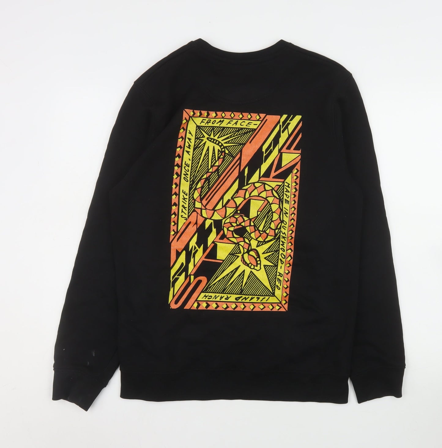 Stanley/Stella Men's Black M Pullover Graphic Print Sweatshirt