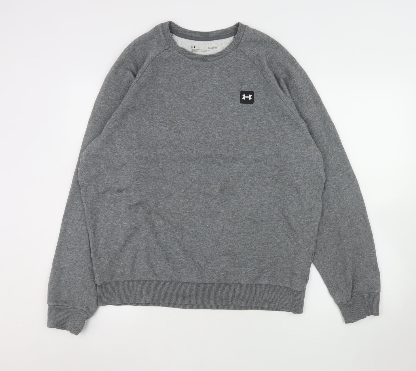 Under Armour Men's Grey Pullover Crew Neck Sweatshirt Size M