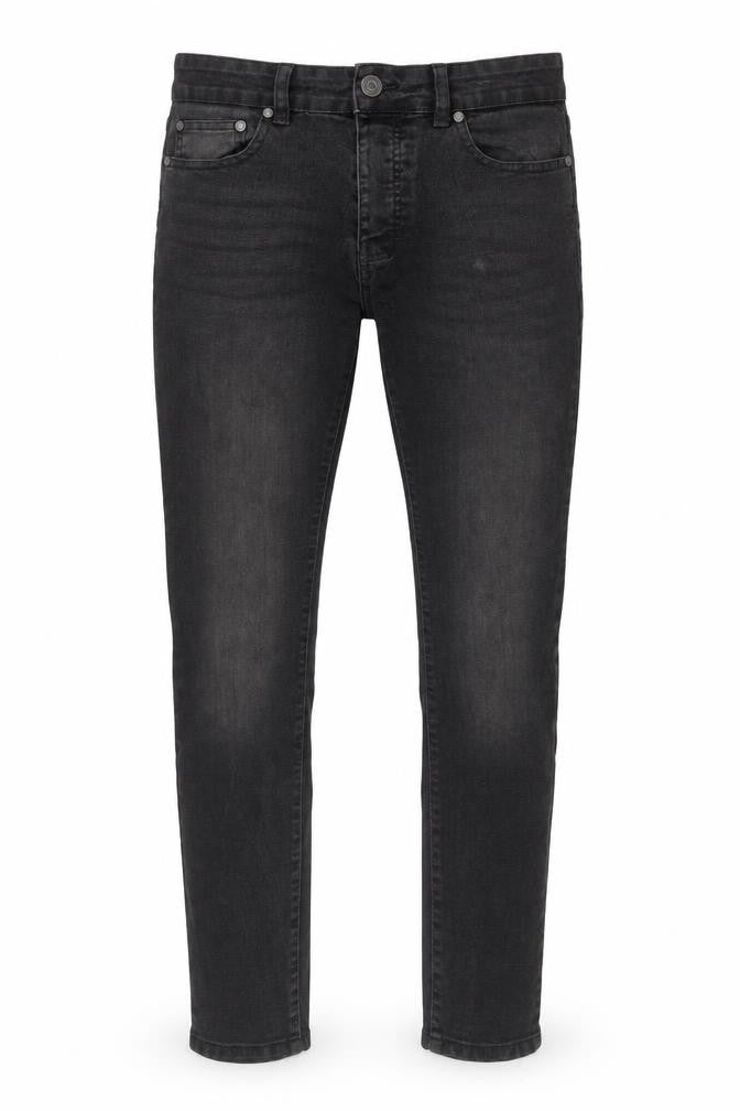 boohooMAN Men’s Black Slim Skinny Jeans Size 32 Dark Wash Denim