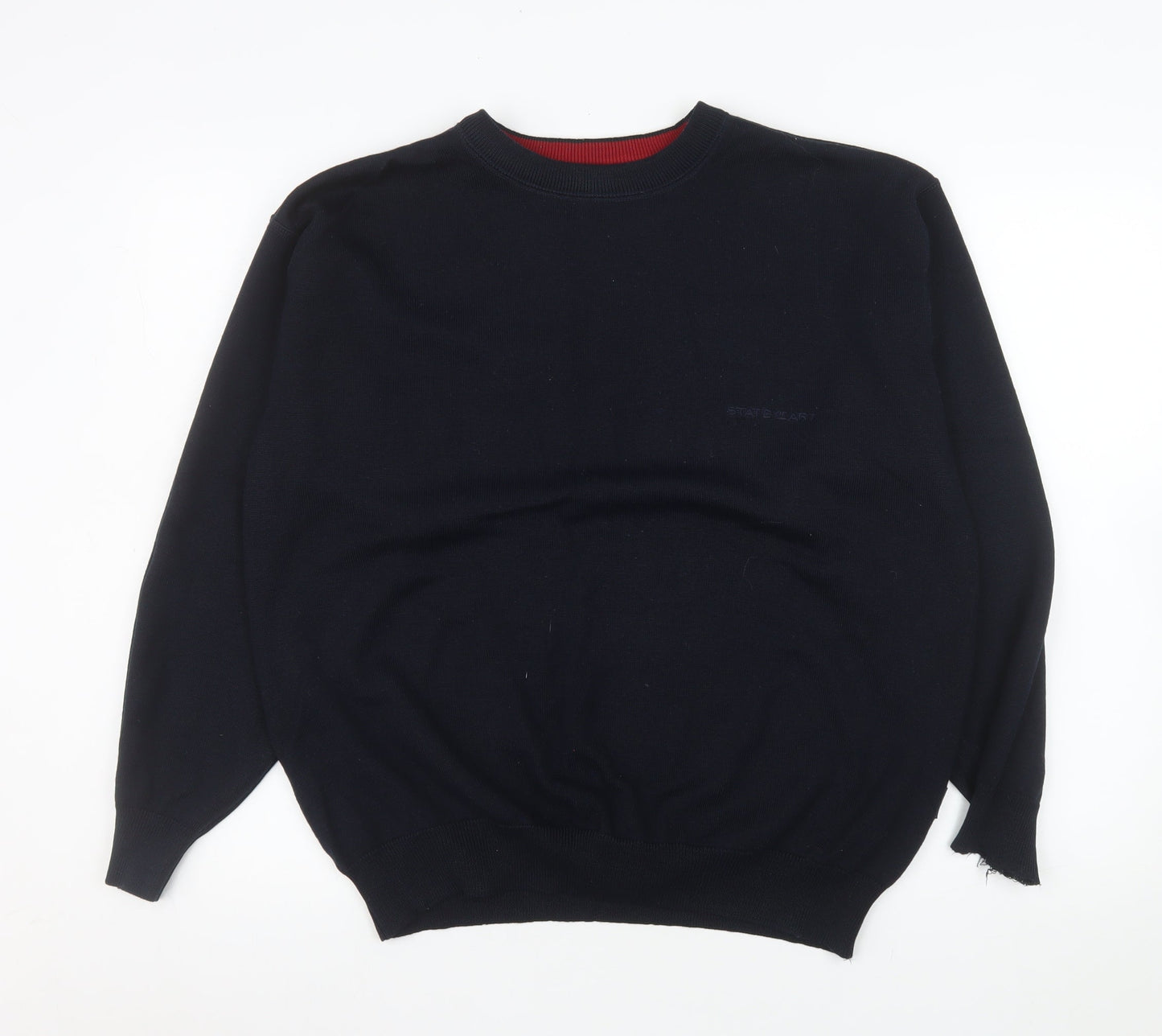 State of Art Men's Black XL Crew Neck Pullover Sweatshirt