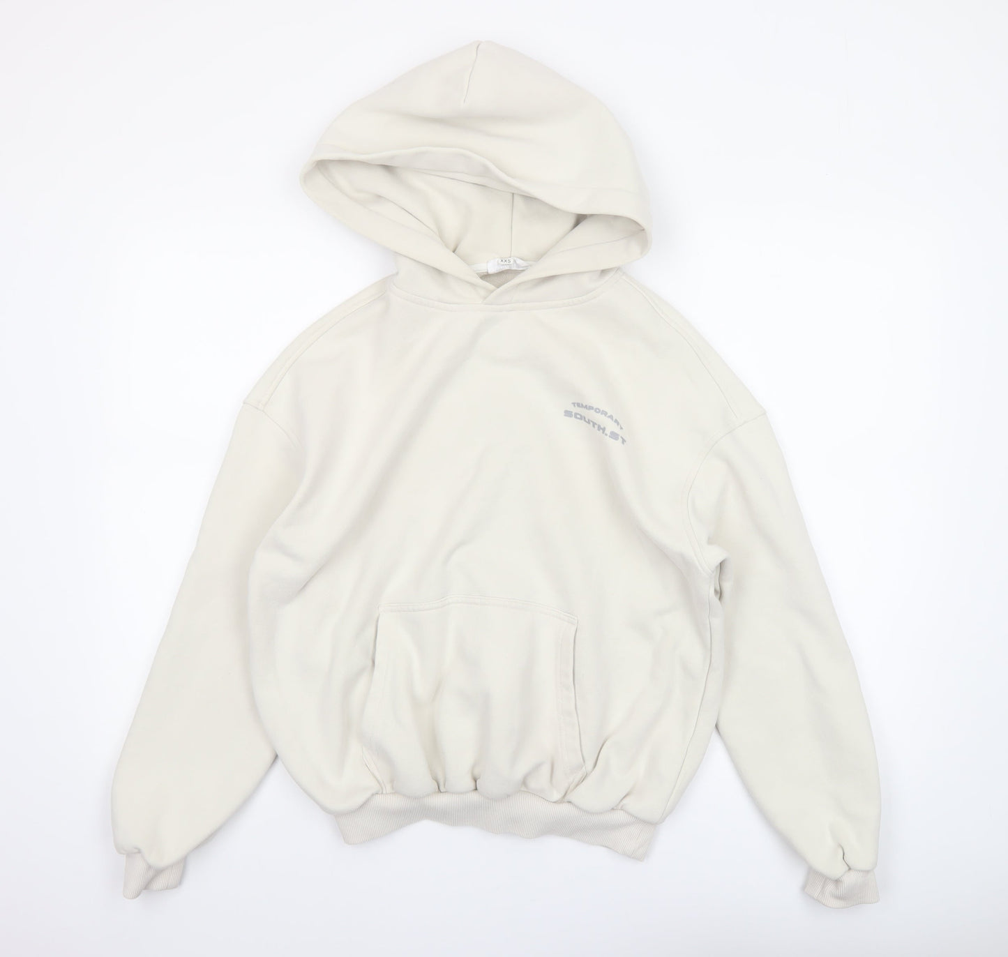 South.St Womens Beige Pullover Hoodie Scorpion Graphic 2XS