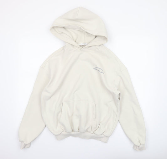 South.St Womens Beige Pullover Hoodie Scorpion Graphic 2XS