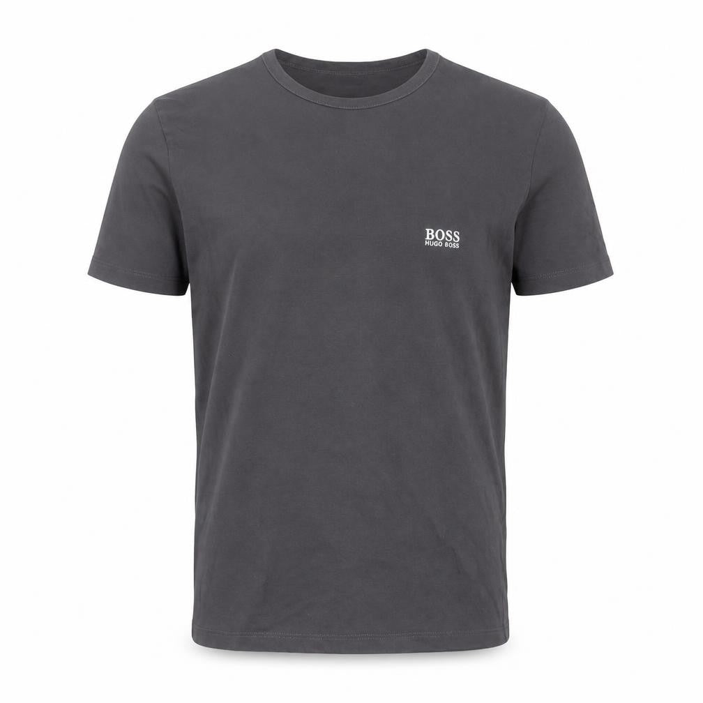 Hugo Boss Men's Black Cotton Crew Neck Logo T-Shirt Size S