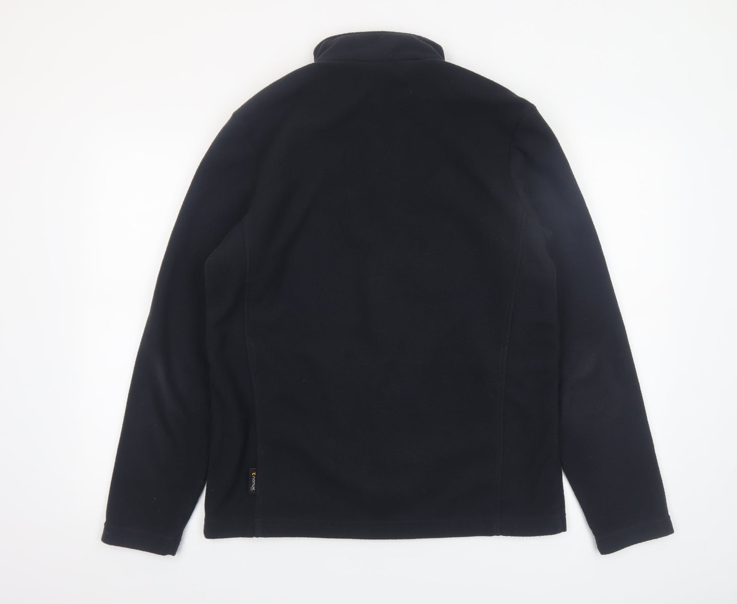 Jack Wolfskin Mens Black Fleece Full Zip Outdoor Jacket Size S