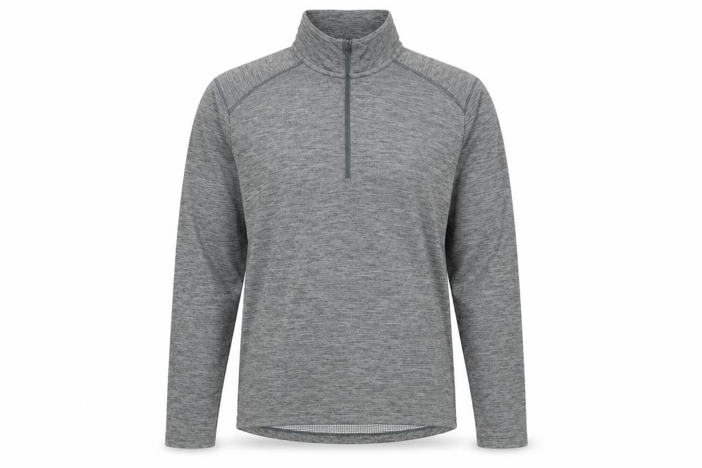 Nike Men's Grey Dri-FIT 1/2 Zip Running Sweatshirt Size M