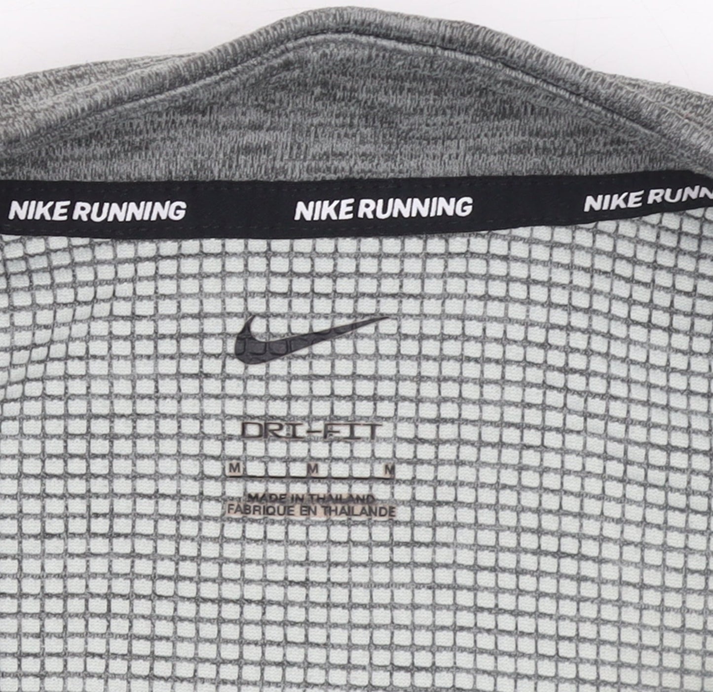 Nike Men's Grey Dri-FIT 1/2 Zip Running Sweatshirt Size M
