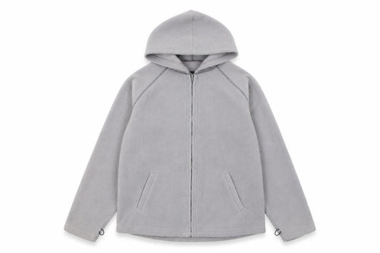 Peter Storm Boys Grey Hooded Fleece Zip Jacket 11-12 Years Outdoor Wear