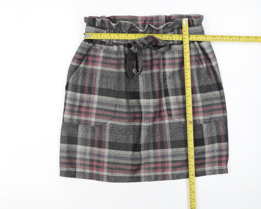 St. Bernard for Dunnes Stores Women's Multicoloured Plaid Knee Length Skirt Size 10