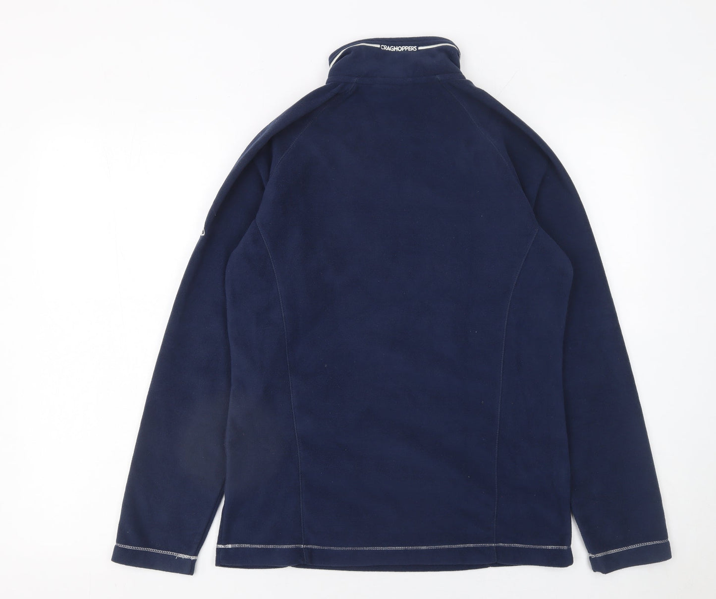 Craghoppers Womens Navy 1/2 Zip Fleece Pullover UK 8 Outdoor Top