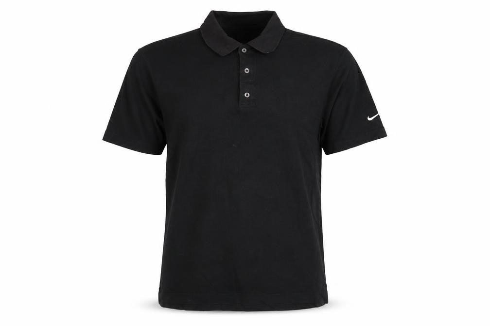 Nike Men's Black Small Dri-Fit Golf Polo Shirt