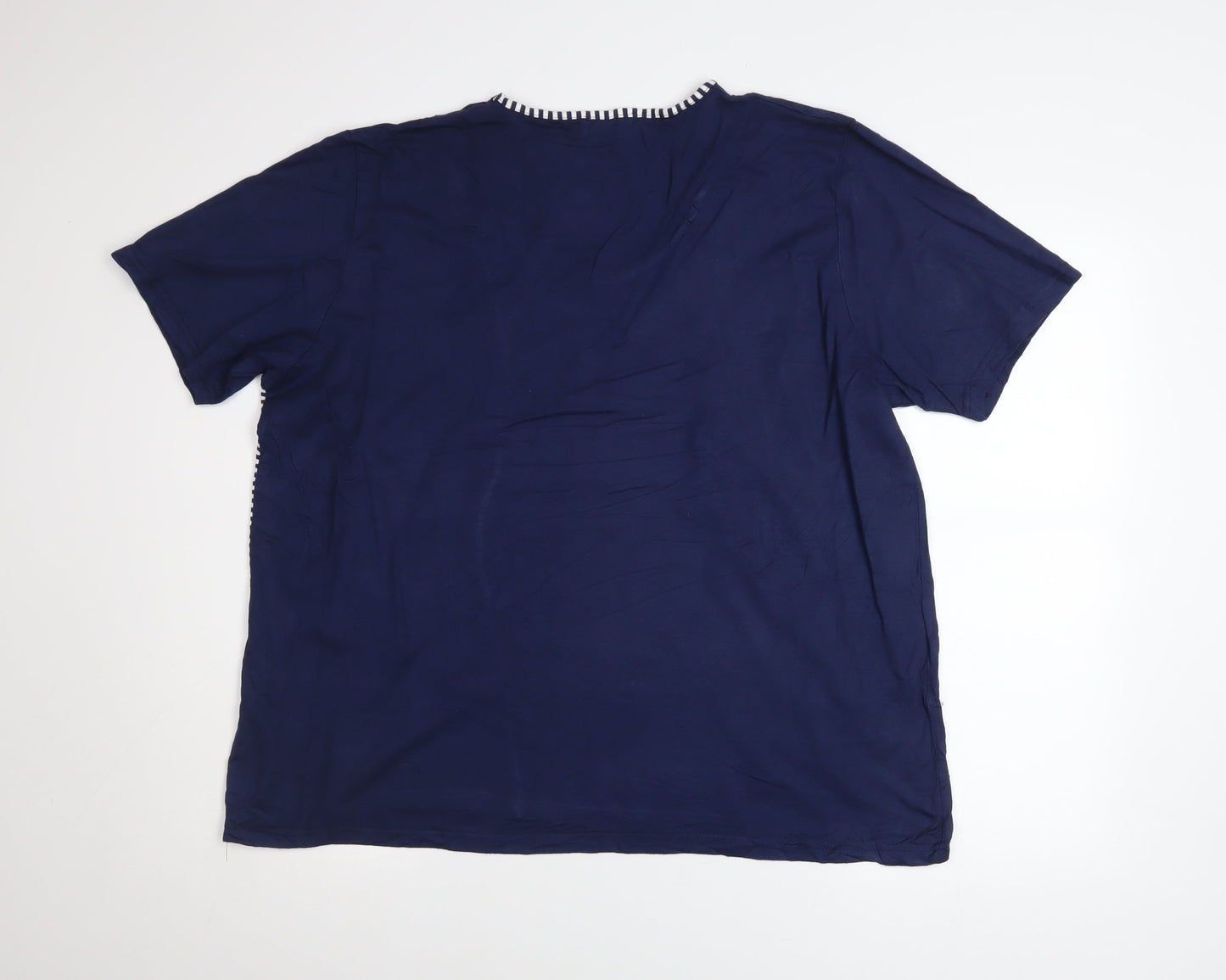 Georgina B Women’s Blue Striped Relaxed Fit Plus Size T-Shirt
