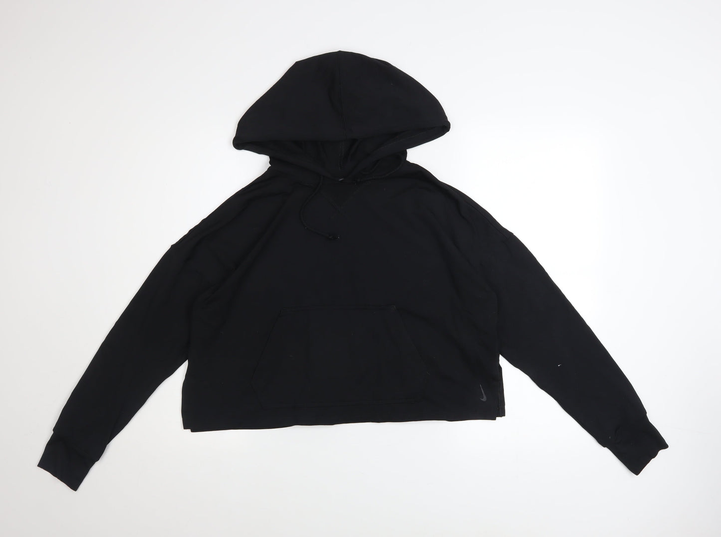 Nike Women's Black Dri-FIT Pullover Hoodie Size M Relaxed Fit