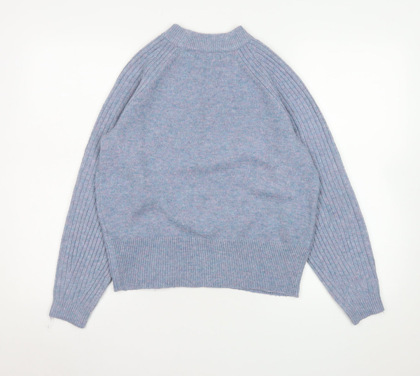 Marks and Spencer Women's Blue Knit Pullover Jumper Size S