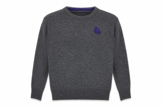 Superdry Men’s Grey Crew Neck Angora Blend Pullover Jumper M