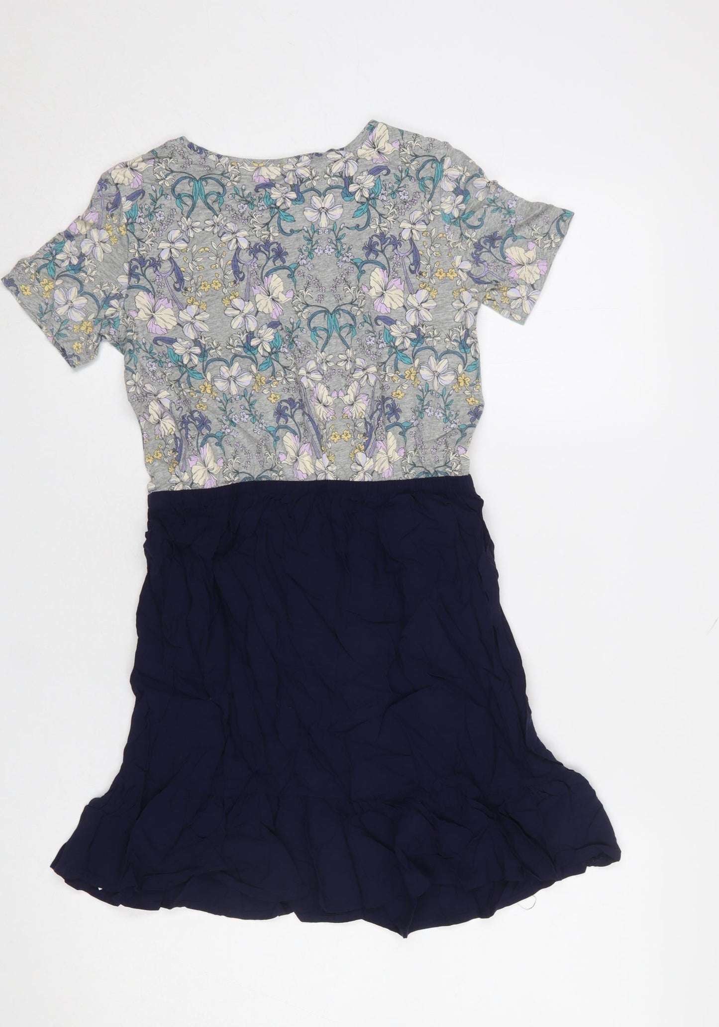 GAP Kids Girls Multicoloured Floral Skater Dress Size 12-13 Years