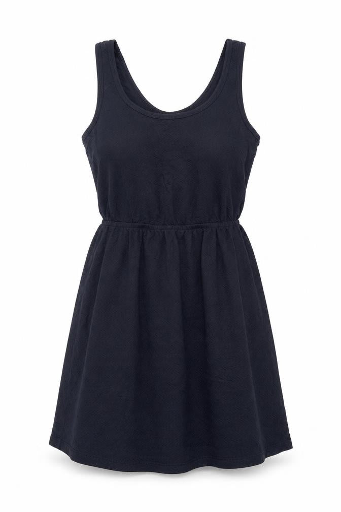 BlueSteel Women Black Short Tank Dress Size S Scoop Neck Cut Out