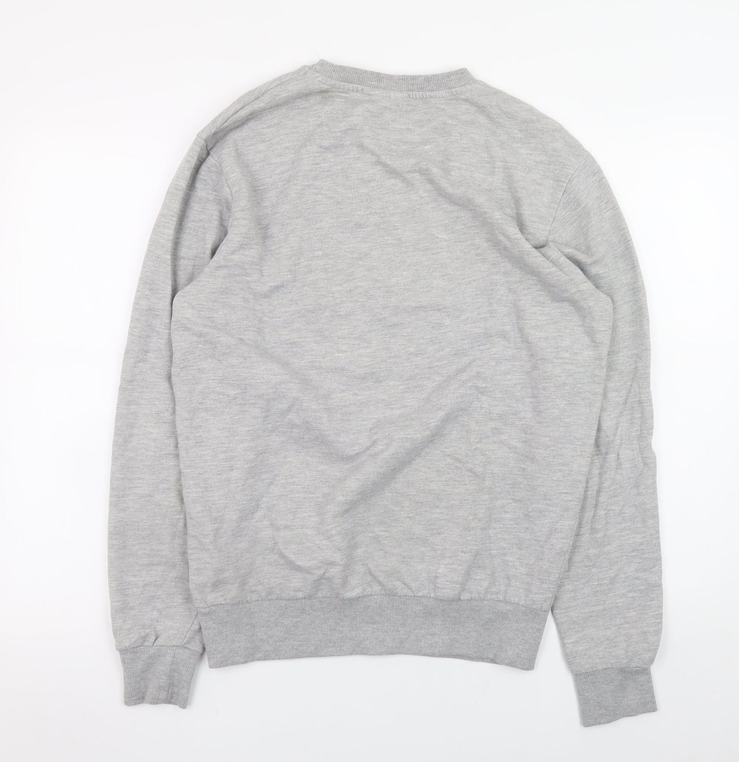 Primark Men's Grey NASA Logo Crew Neck Sweatshirt Size S