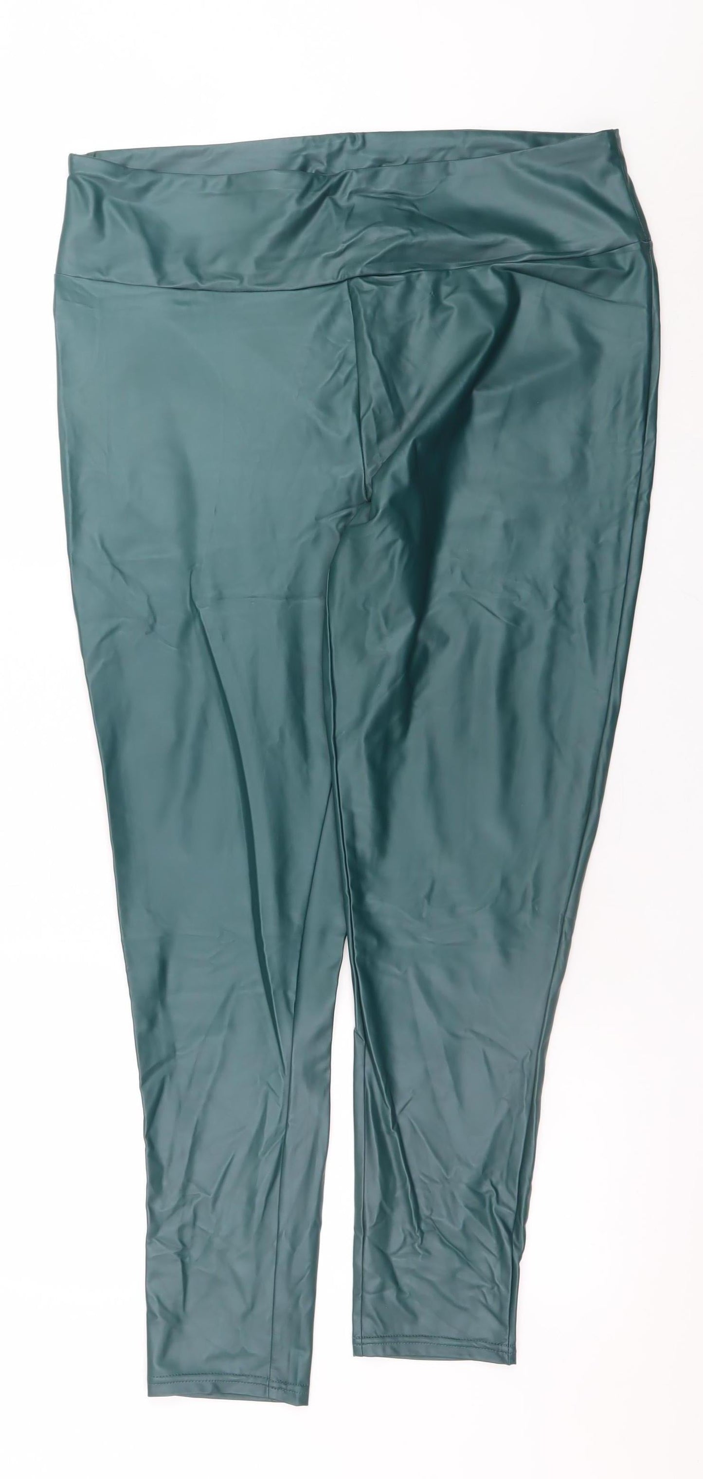 Primark Women's Green XL Stretch Slim Fit Leggings